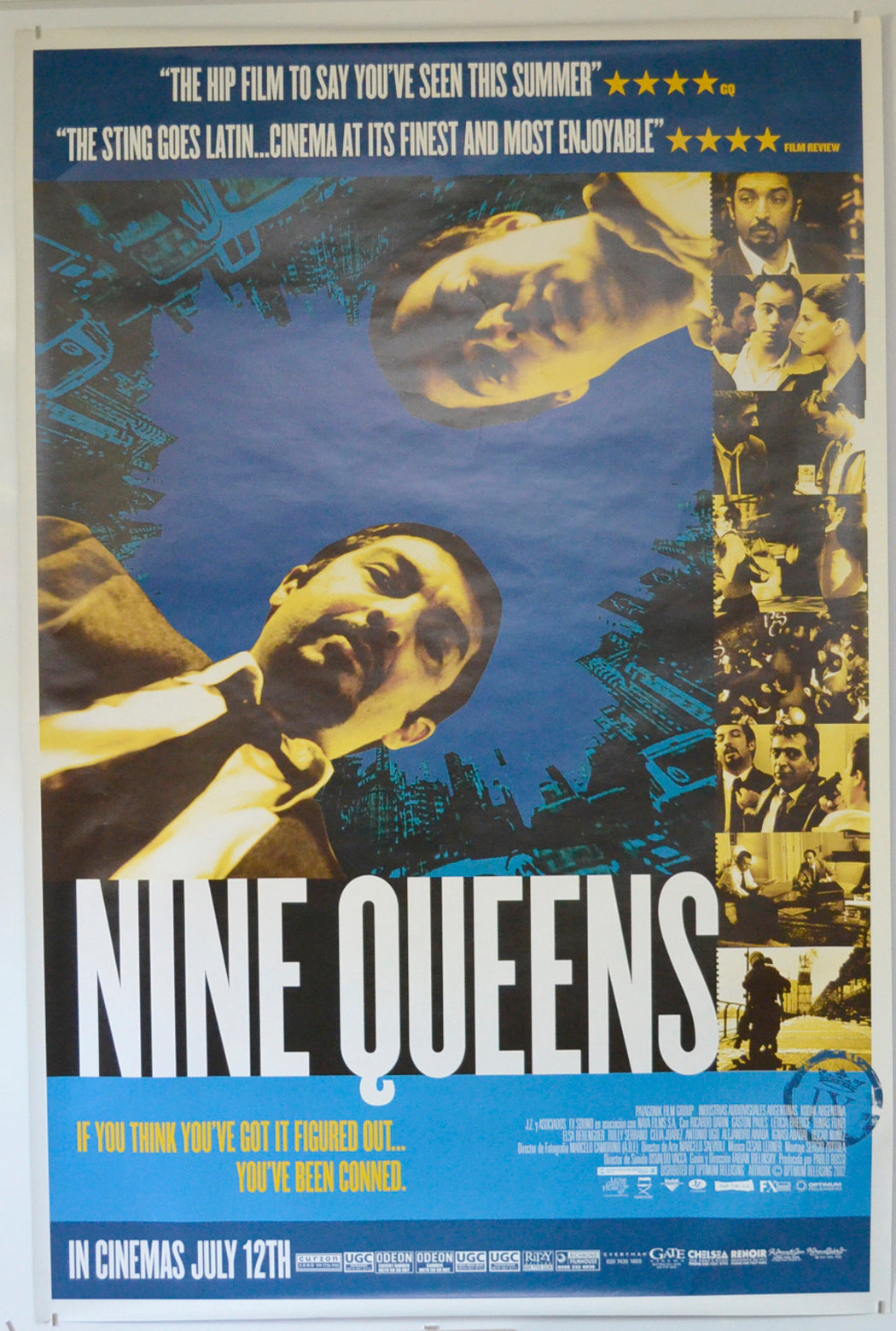 Nine Queens  (a.k.a. Nueve Reinas)  Original British 4 Sheet Poster  - Film Poster - Movie Poster