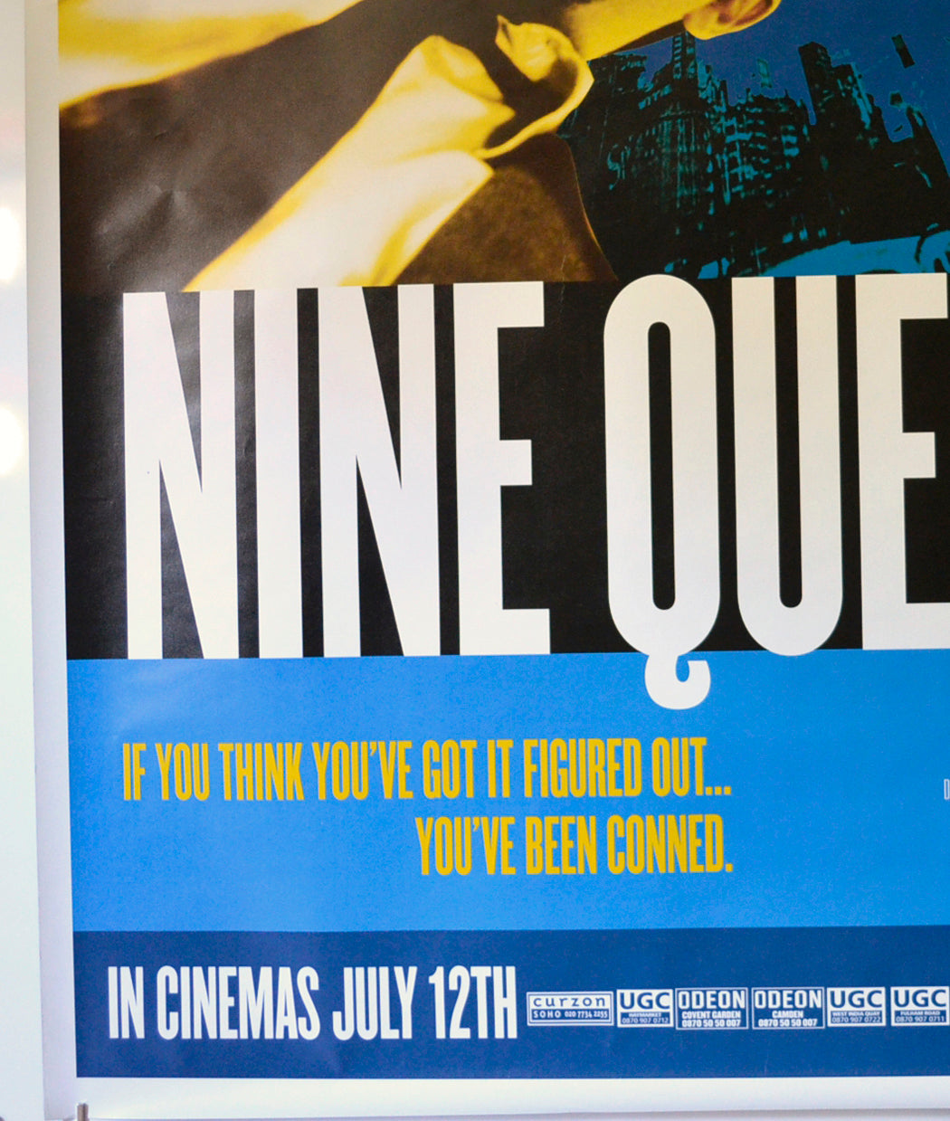 NINE QUEENS (Bottom Left) Cinema 4 Sheet Movie Poster 