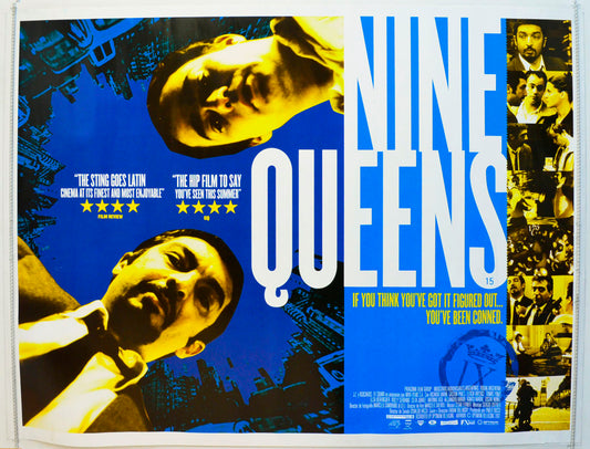 Nine Queens  (a.k.a. Nueve Reinas)   Original British Quad Poster - Film Poster - Movie Poster 