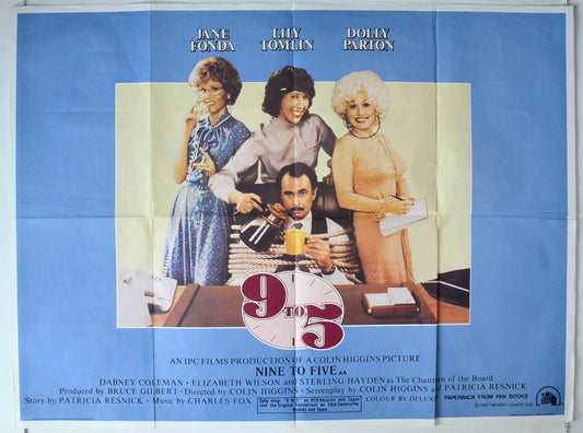 Nine To Five  (a.k.a. 9 to 5)   Original British Quad Poster - Movie Poster