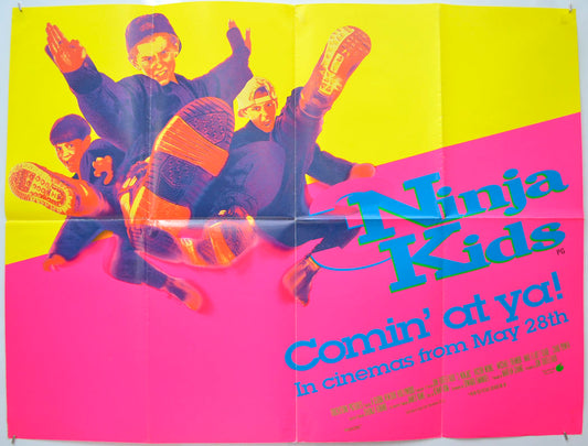 Ninja Kids (a.k.a. 3 Ninjas ) Original Quad Poster - Film Poster - Movie Poster