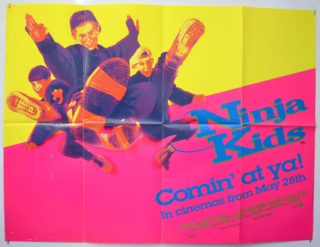 Ninja Kids (a.k.a. 3 Ninjas) Original Quad Poster - Film Poster - Movie Poster