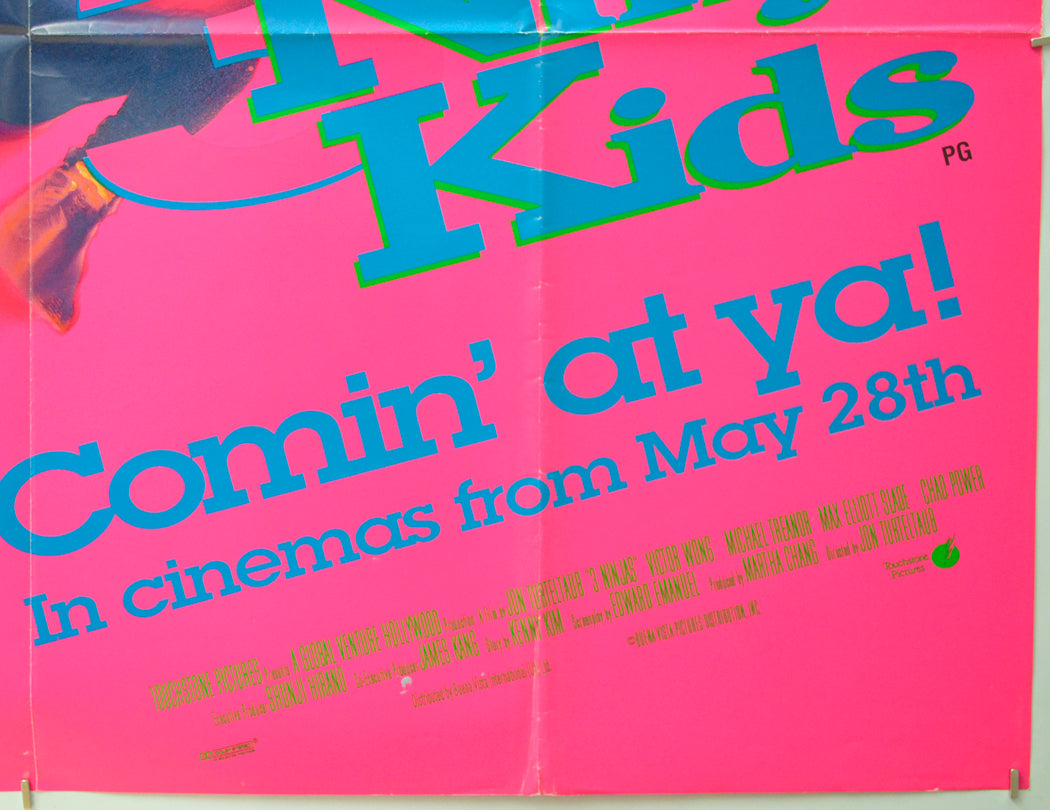 NINJA KIDS (Bottom Right) Cinema Quad Movie Poster 