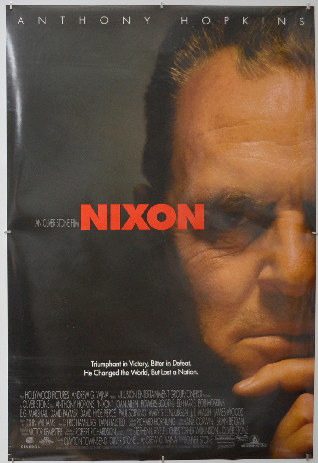 Nixon (Release Version) Original One Sheet Poster - Film Poster - Movie Poster