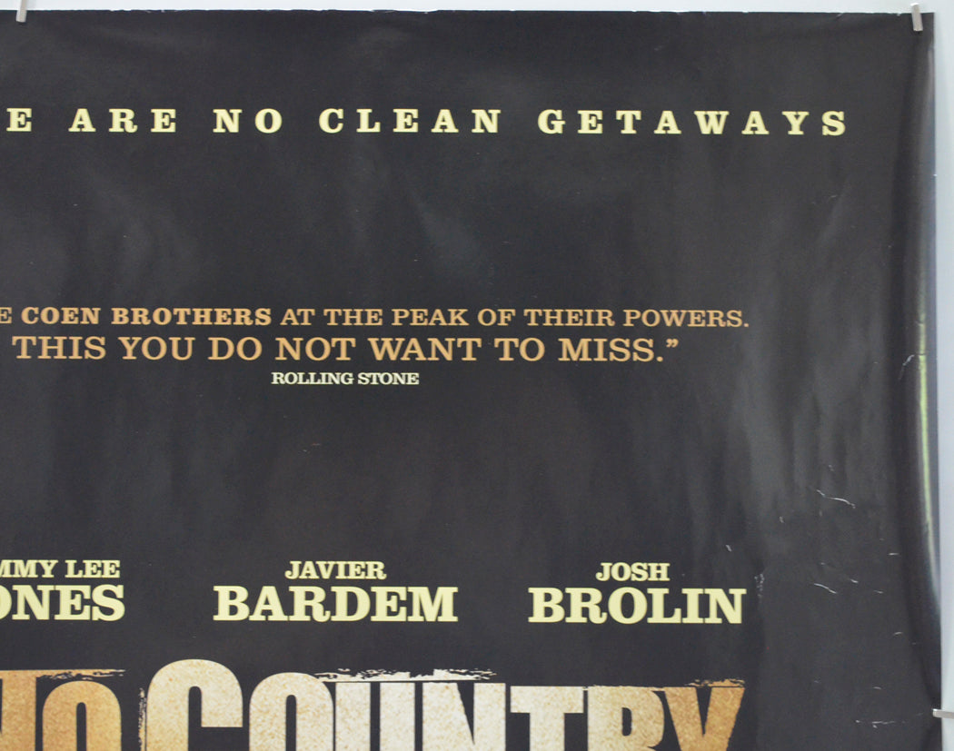 NO COUNTRY FOR OLD MEN (Top Right) Cinema Quad Movie Poster 