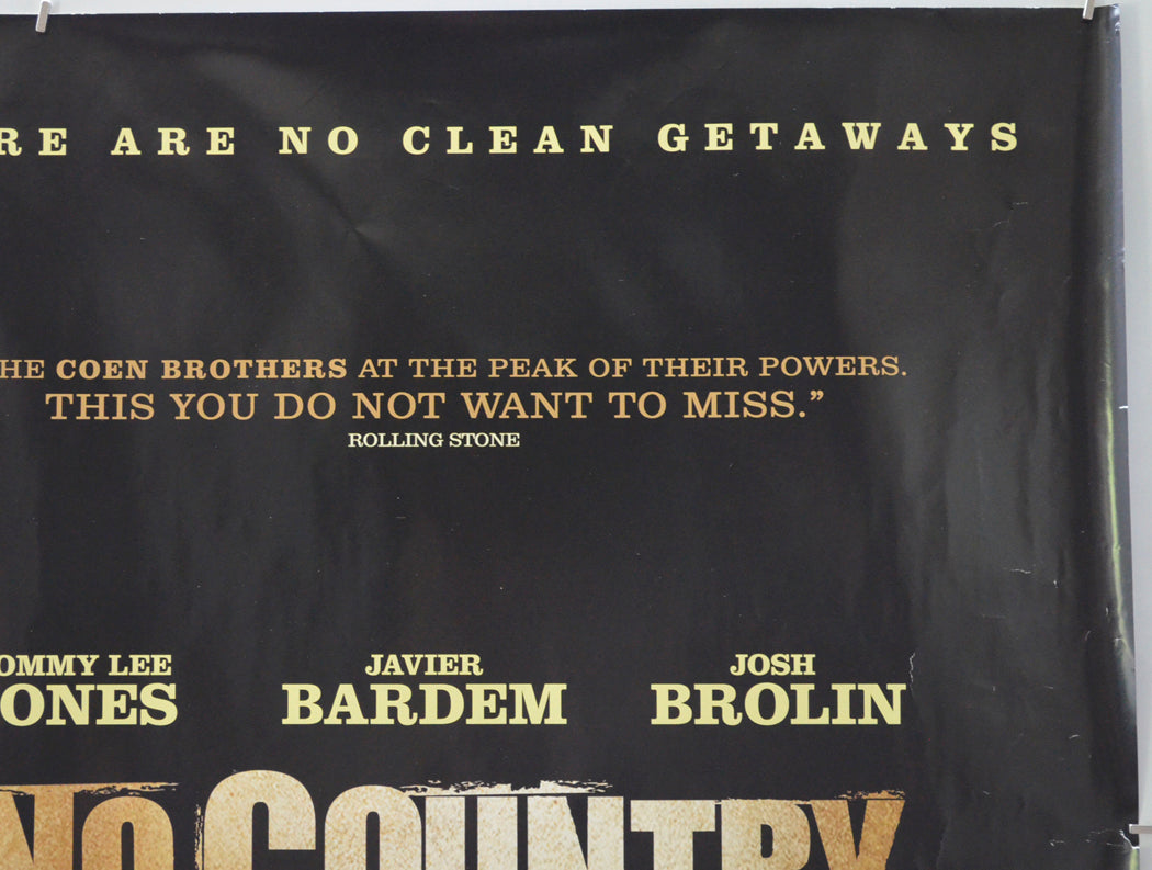 NO COUNTRY FOR OLD MEN (Top Right) Cinema Quad Movie Poster 