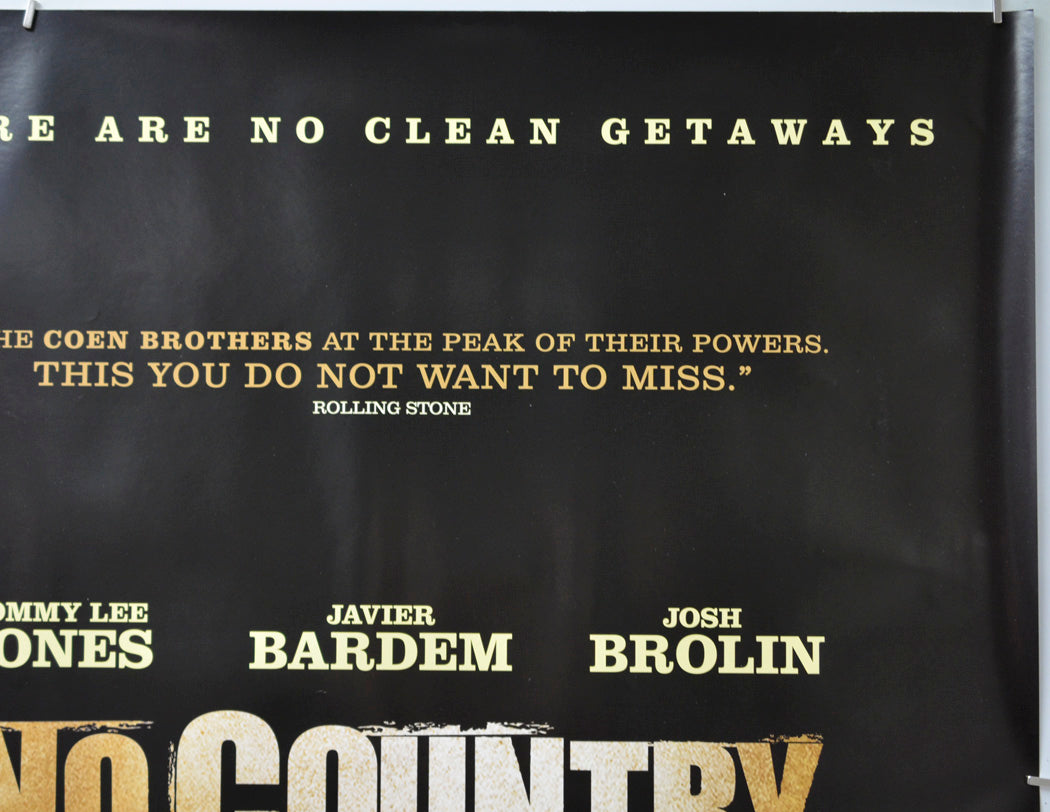 No Country For Old Men (Top Right) Cinema Quad Movie Poster 