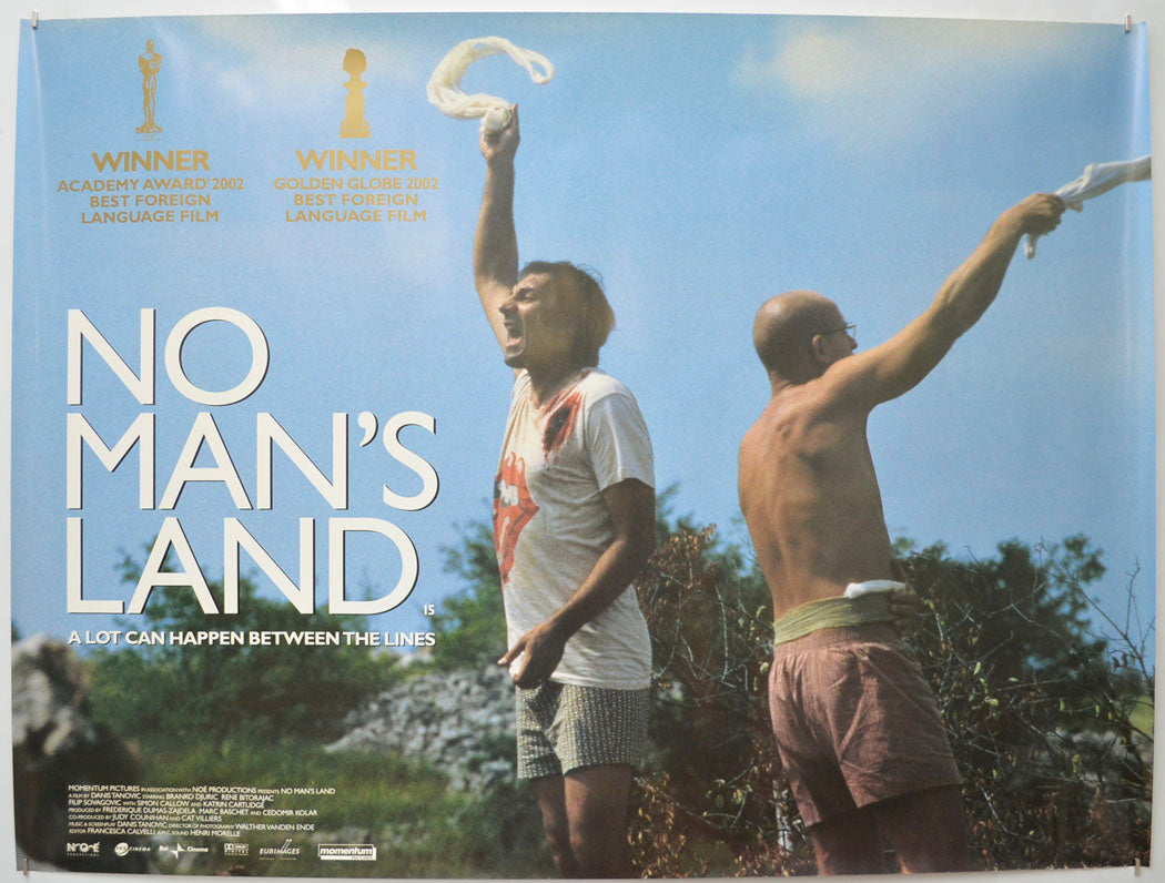 No Man's Land (Winner 2002 Academy Award – Best Foreign Language Film ) Original Quad Poster - Film Poster - Movie Poster