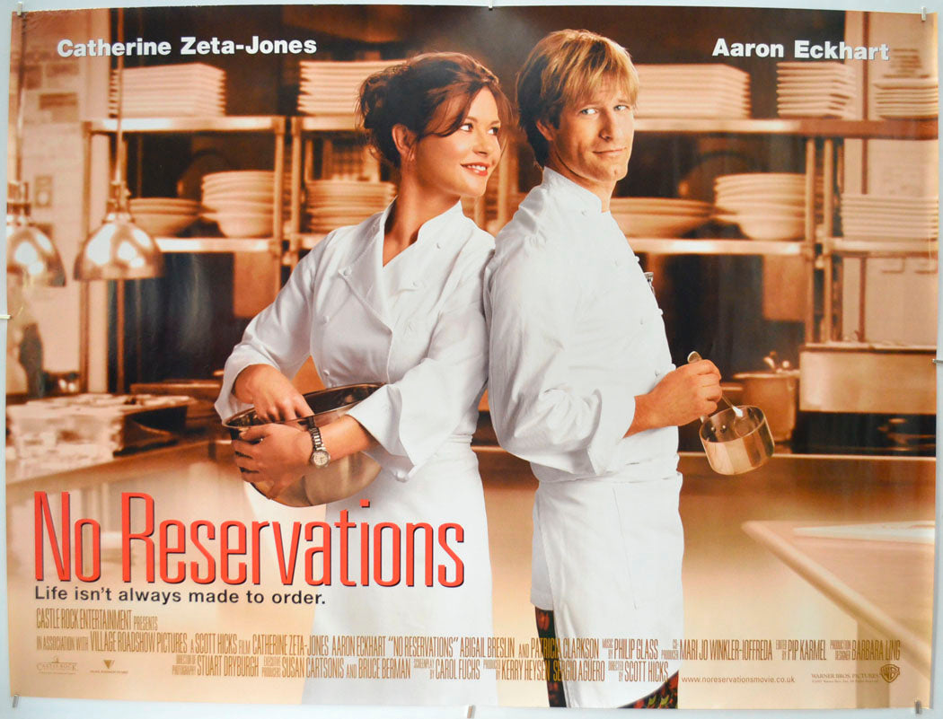 No Reservations Original Quad Poster - Film Poster - Movie Poster