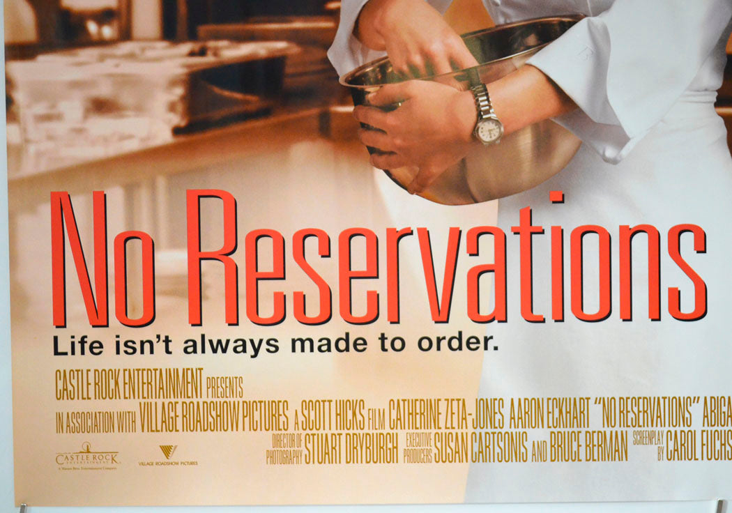 NO RESERVATIONS (Bottom Left) Cinema Quad Movie Poster 