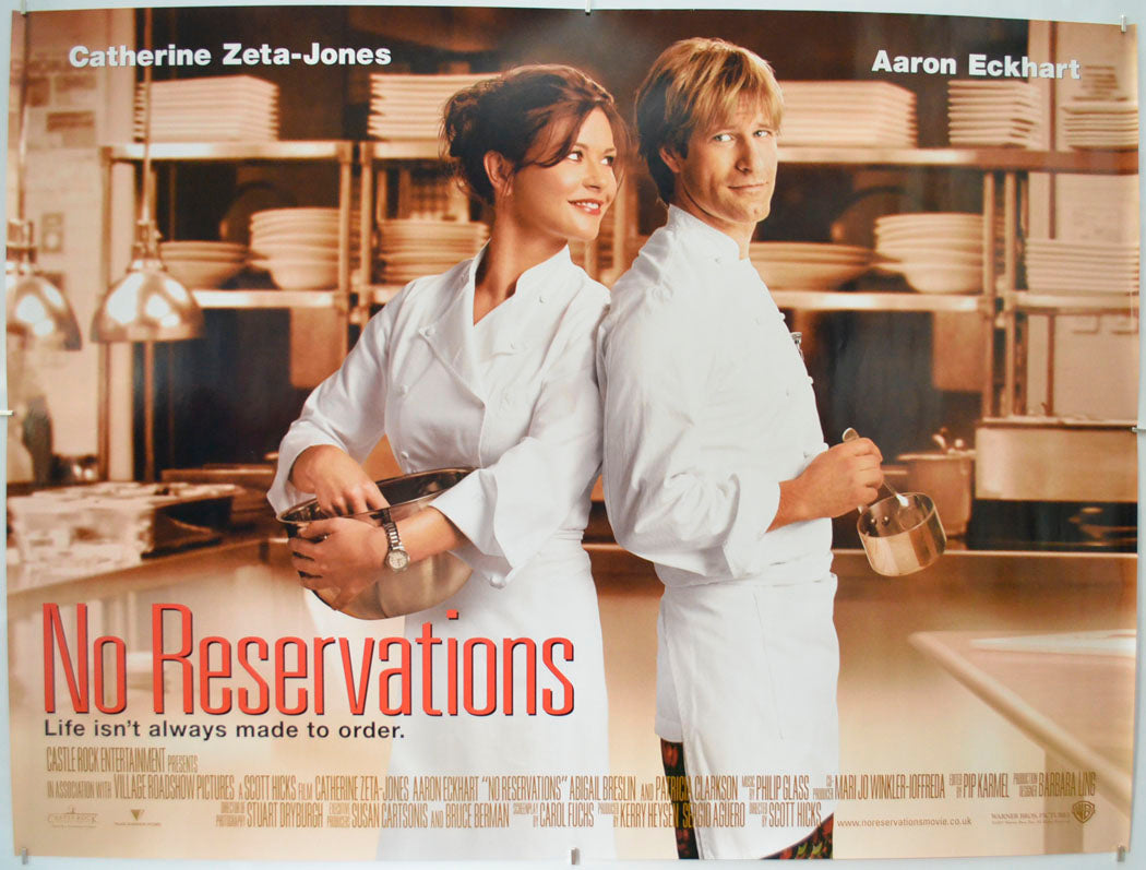 No Reservations Original Quad Poster - Film Poster - Movie Poster