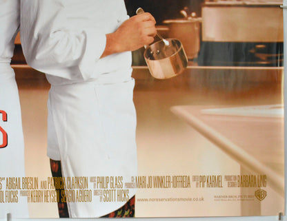 NO RESERVATIONS (Bottom Right) Cinema Quad Movie Poster 