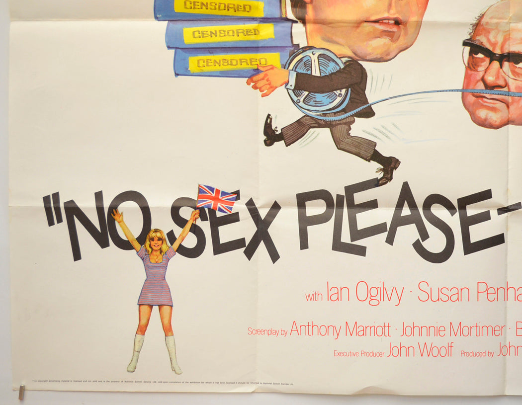 NO SEX PLEASE WE’RE BRITISH (Bottom Left) Cinema Quad Movie Poster 