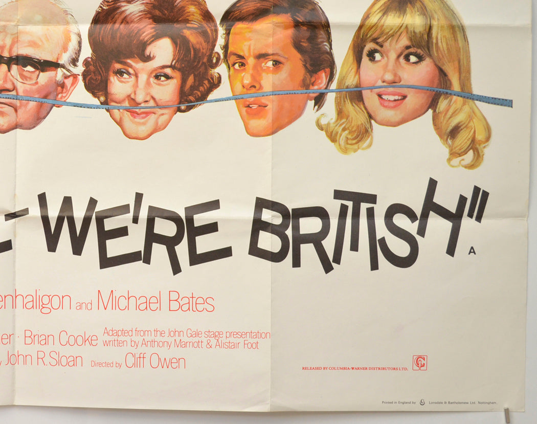 NO SEX PLEASE WE’RE BRITISH (Bottom Right) Cinema Quad Movie Poster 