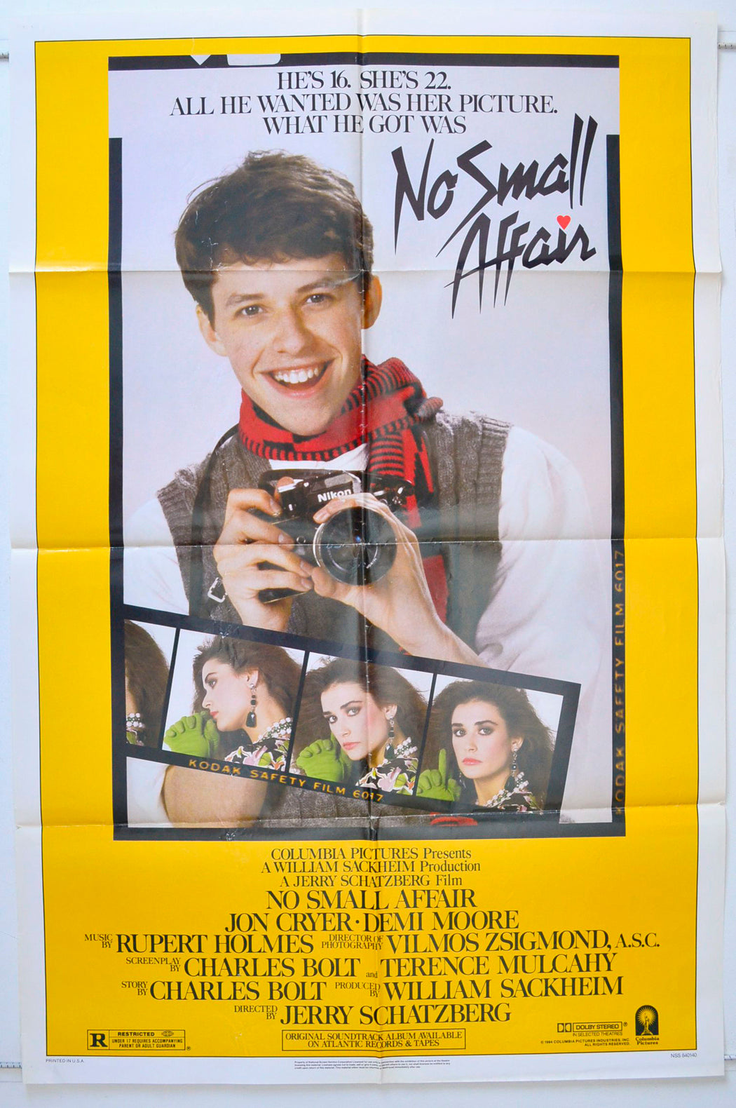 No Small Affair Original One Sheet Poster - Movie Poster