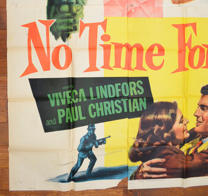 NO TIME FOR FLOWERS – 6 Sheet Poster – BOTTOM Left