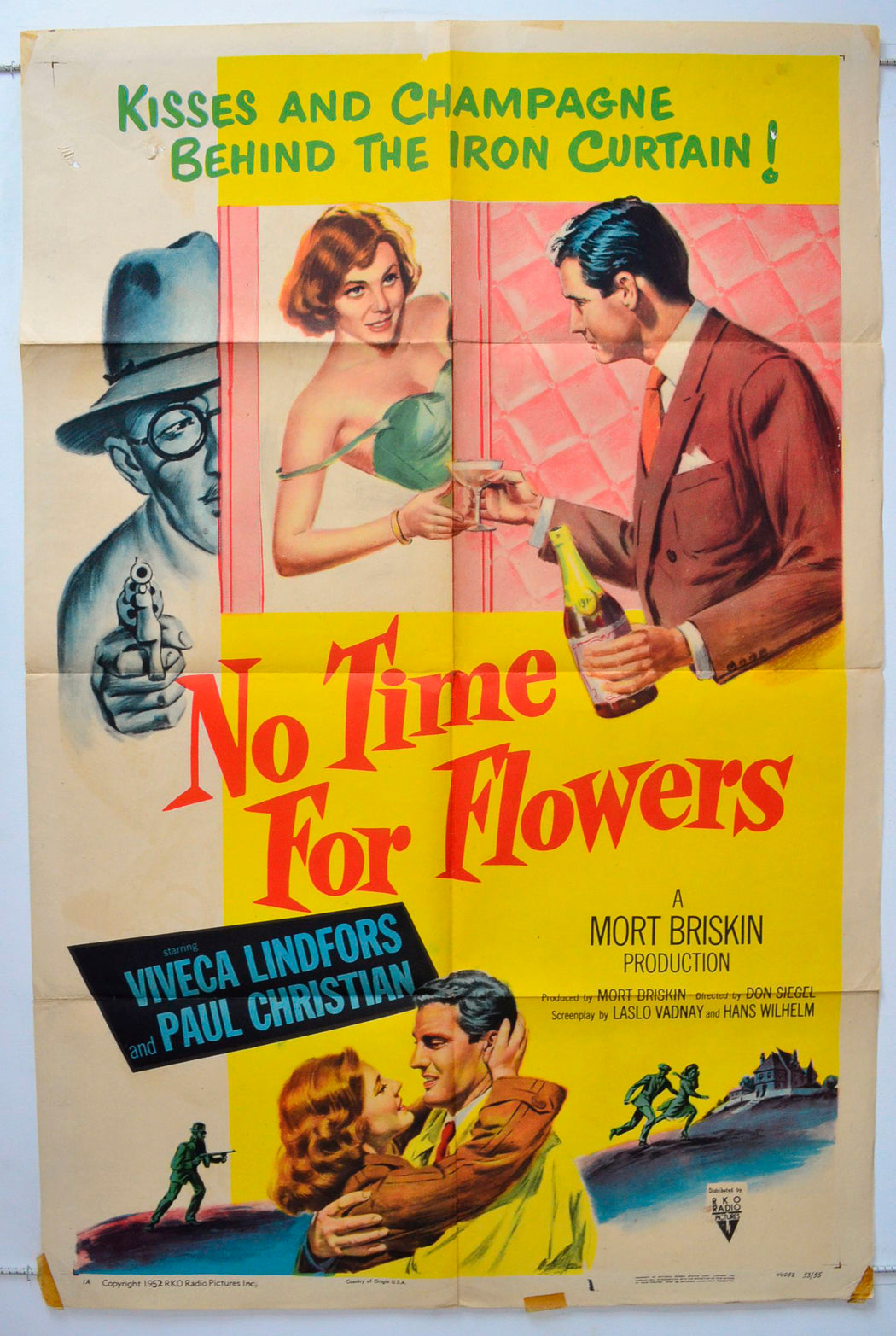 No Time For Flowers Original One Sheet Poster - Movie Poster