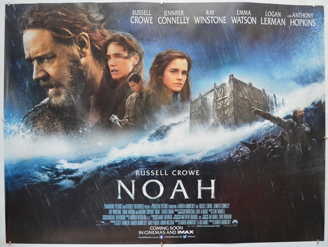 Noah  Original Quad Poster - Film Poster - Movie Poster