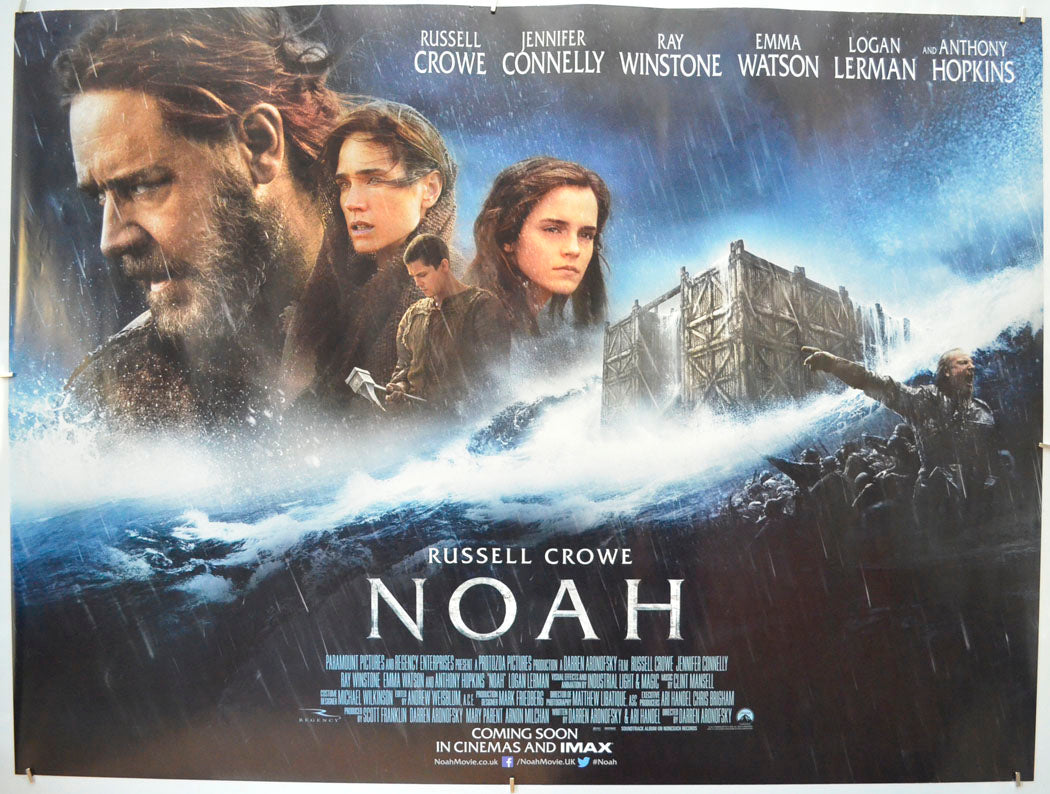 Noah  Original Quad Poster - Film Poster - Movie Poster