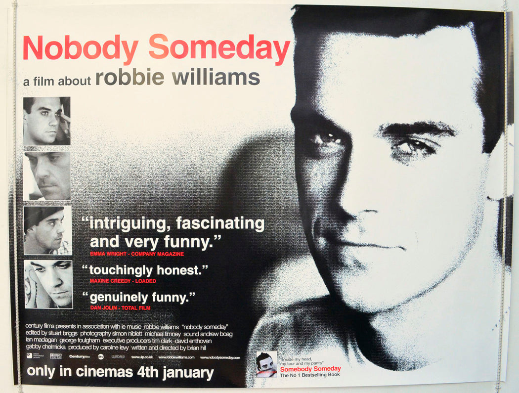 Nobody Someday Original British Quad Poster - Film Poster - Movie Poster 