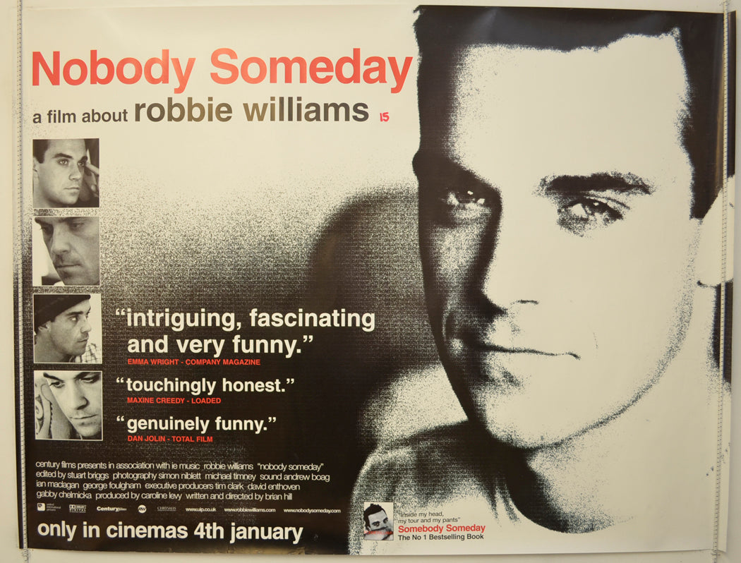 Nobody Someday Original Quad Poster - Film Poster - Movie Poster  