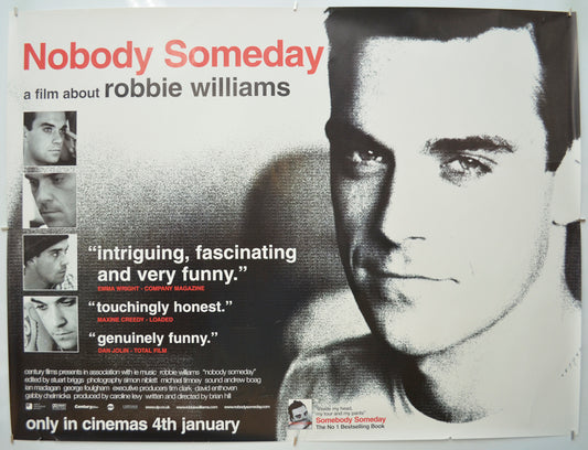 Nobody Someday Original Quad Poster - Film Poster - Movie Poster