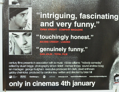 NOBODY SOMEDAY (Bottom Left) Cinema Quad Movie Poster 