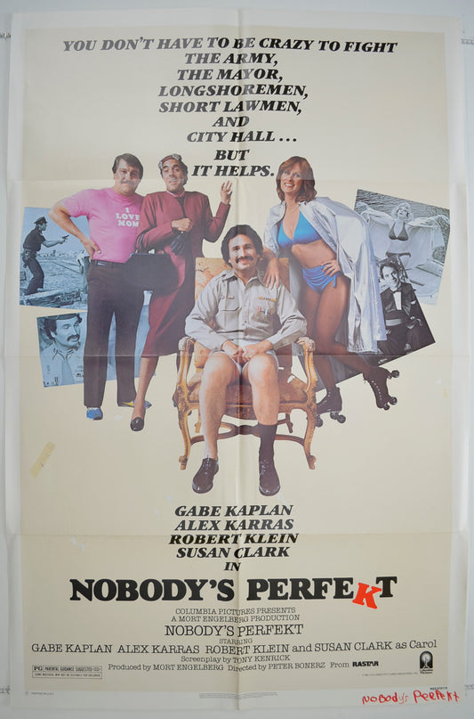 Nobody's Perfekt  Original One Sheet Poster - Film Poster - Movie Poster 