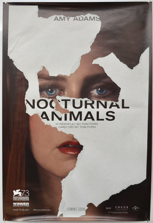 Nocturnal Animals (Teaser / Advance Version) Original One Sheet Poster - Film Poster - Movie Poster