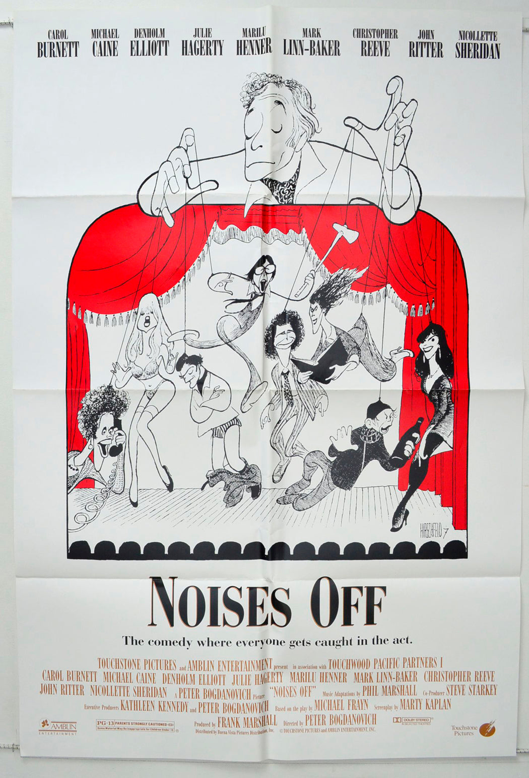 Noises Off Original One Sheet Poster - Movie Poster