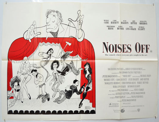 Noises Off Original Quad Poster - Film Poster - Movie Poster