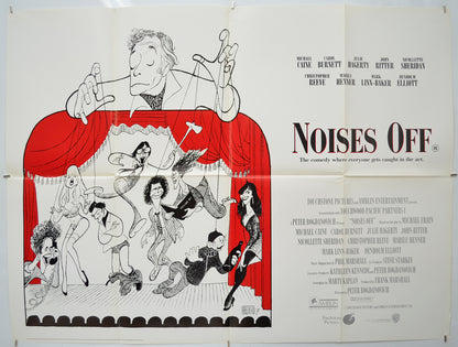 Noises Off - Original Quad Poster - Film Poster - Movie Poster