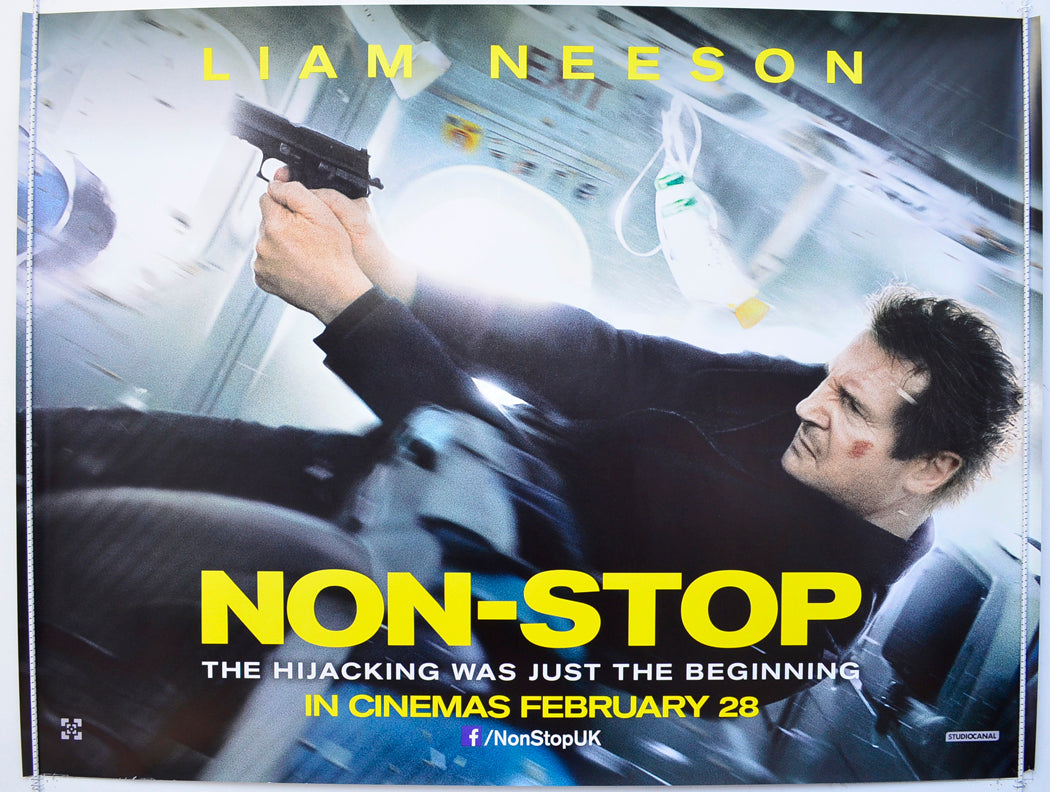 Non-Stop  Original British Quad Poster - Film Poster - Movie Poster 