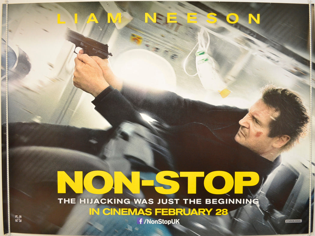 Non-Stop  (Teaser / Advance Version)  Original Quad Poster - Film Poster - Movie Poster 