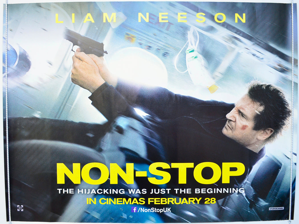 Non-Stop  Original British Quad Poster - Film Poster - Movie Poster 