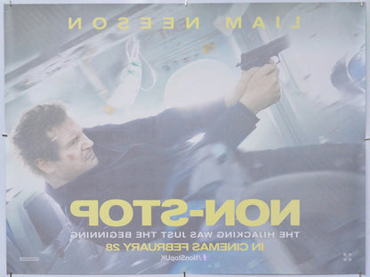 Non-Stop (Back) Cinema Quad Movie Poster 