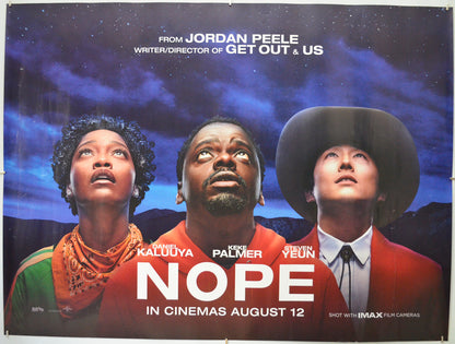 Nope Original Quad Poster - Film Poster - Movie Poster 