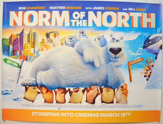 Norm Of The North Original Quad Poster - Film Poster - Movie Poster