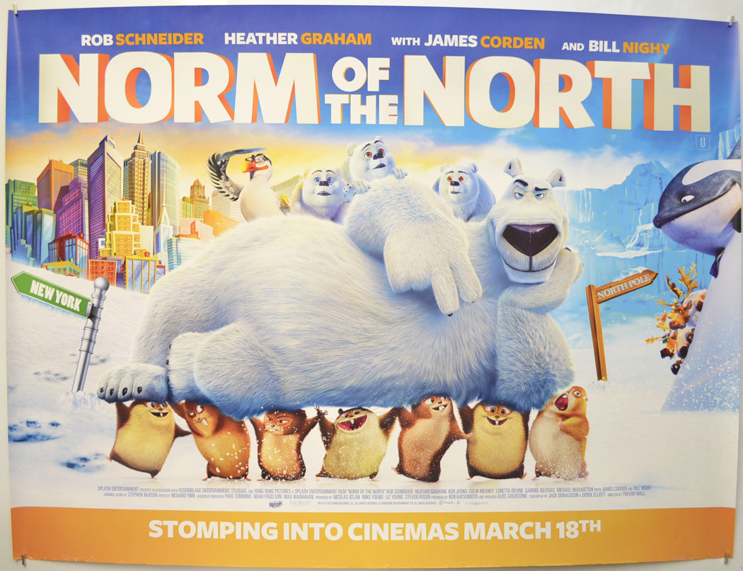 Norm Of The North Original Quad Poster - Film Poster - Movie Poster