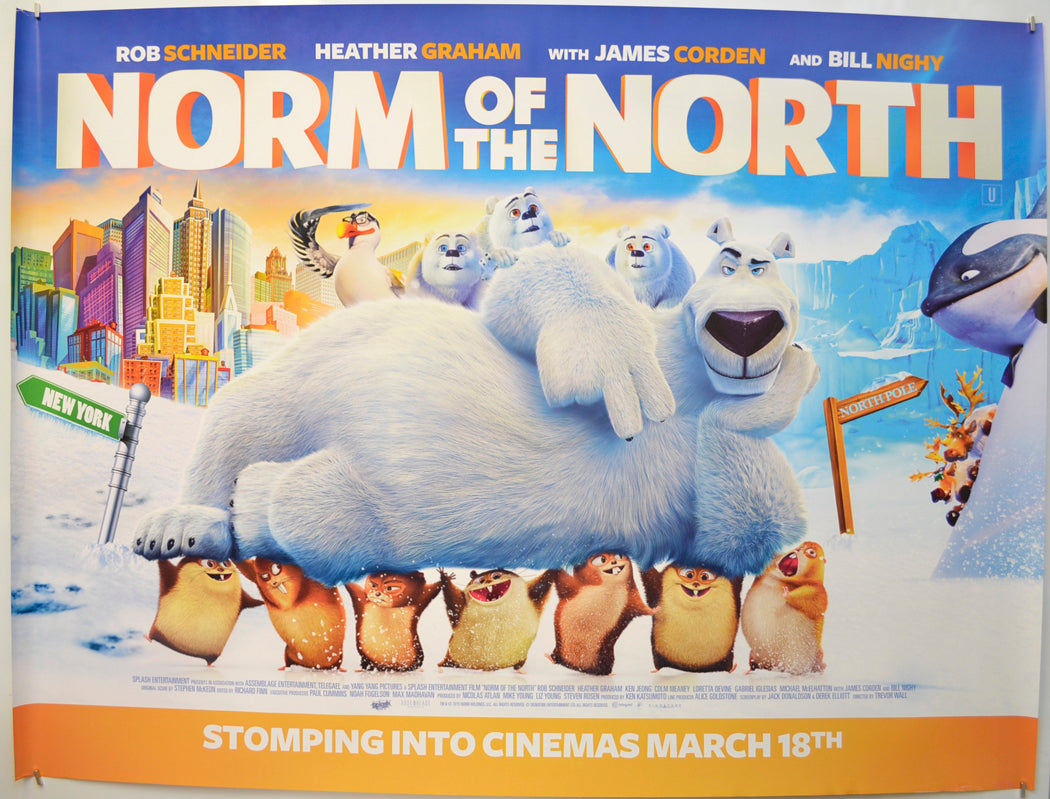 Norm Of The North Original Quad Poster - Film Poster - Movie Poster