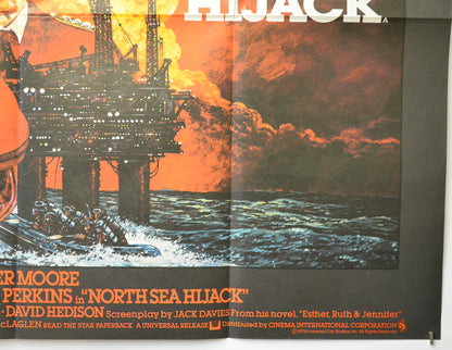 NORTH SEA HIJACK (Bottom Right) Cinema Quad Movie Poster 