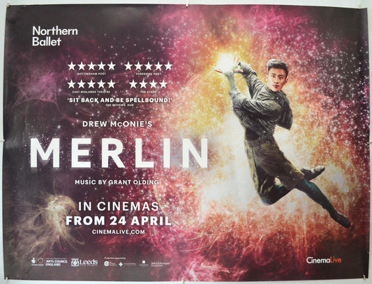 Northern Ballet : Merlin Original Quad Poster - Film Poster - Movie Poster 