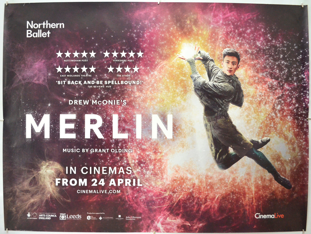 Northern Ballet : Merlin Original Quad Poster - Film Poster - Movie Poster 