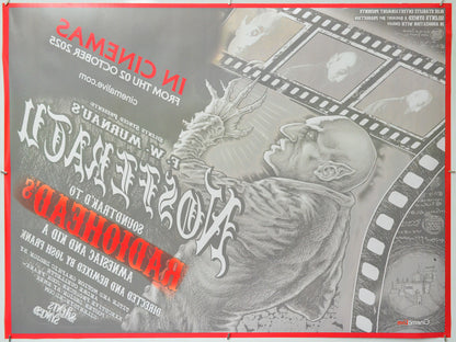 Nosferatu Soundtracked to Radiohead (Back) Cinema Quad Movie Poster 