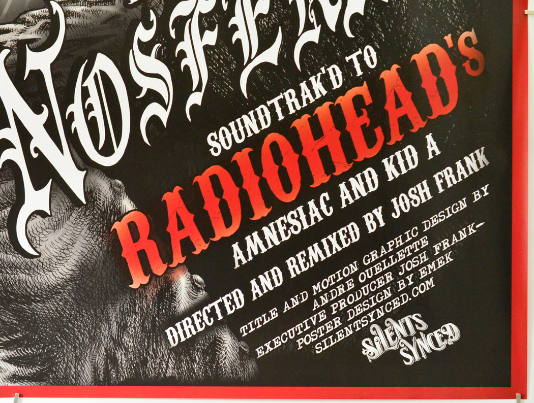 Nosferatu Soundtracked to Radiohead (Bottom Right) Cinema Quad Movie Poster 