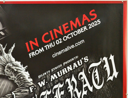 Nosferatu Soundtracked to Radiohead (Top Right) Cinema Quad Movie Poster 