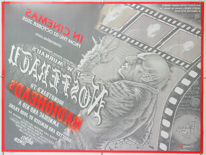 Nosferatu Soundtracked to Radiohead (Back) Cinema Quad Movie Poster 