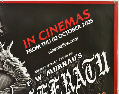 Nosferatu Soundtracked to Radiohead (Top Right) Cinema Quad Movie Poster 