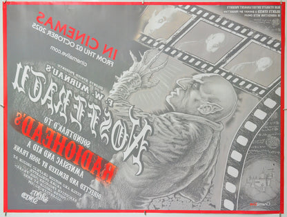 Nosferatu Soundtracked to Radiohead (Back) Cinema Quad Movie Poster 