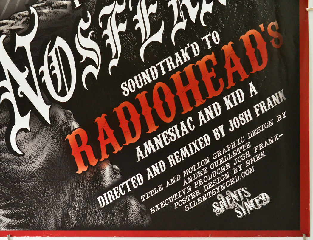 Nosferatu Soundtracked to Radiohead (Bottom Right) Cinema Quad Movie Poster 